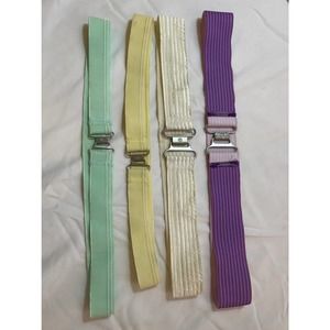 “Vintage” Lululemon belts (lot of 4)